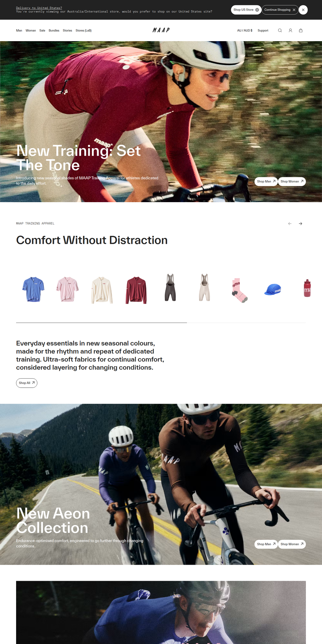 Home page of the MAAP website