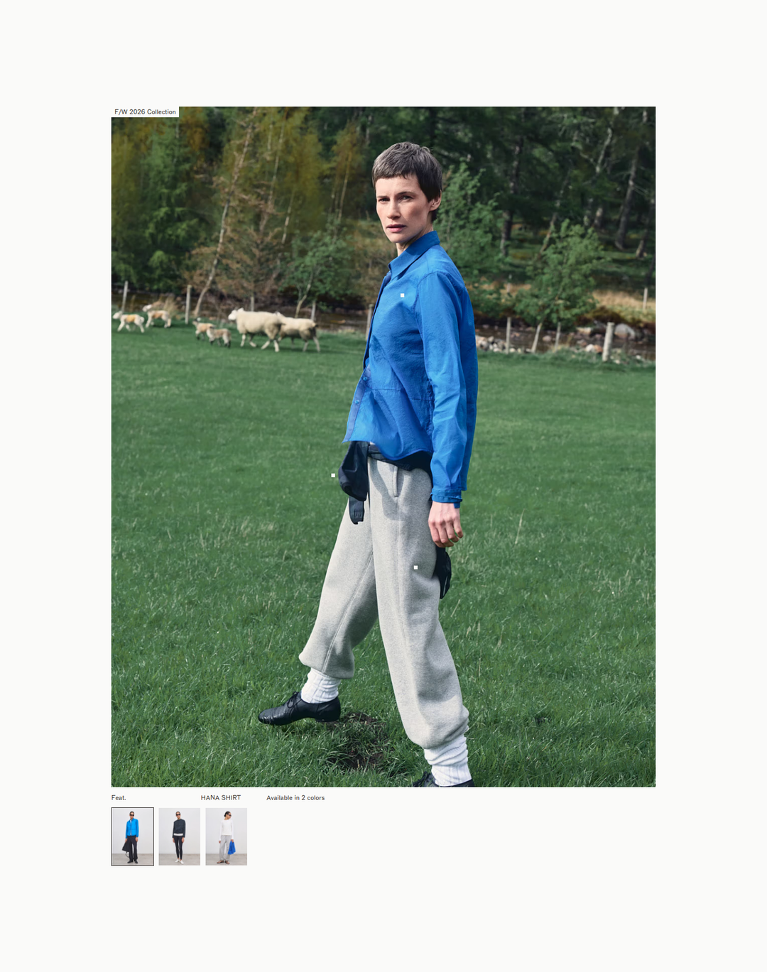 F/W 2026 Collection section from Literary Sport