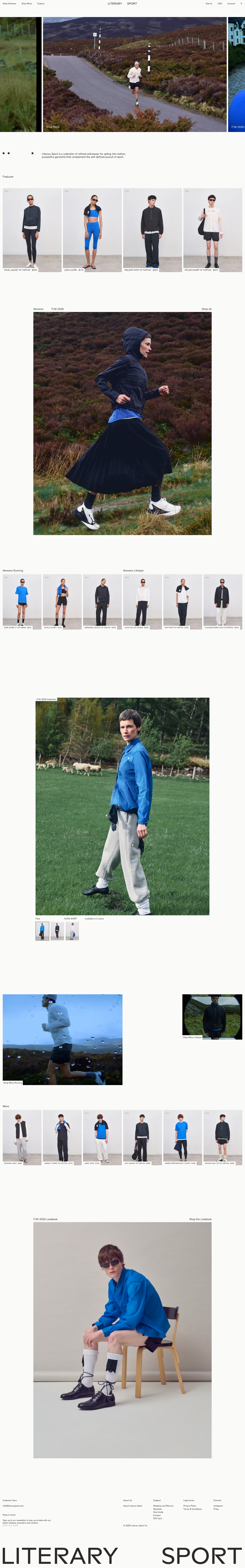 Home page of Literary Sport
