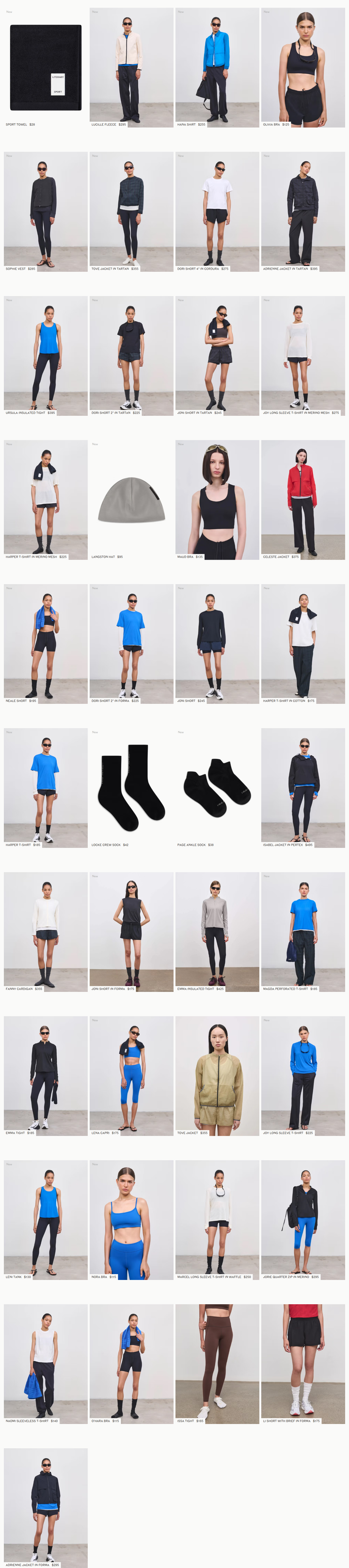 Product Grid section from Literary Sport
