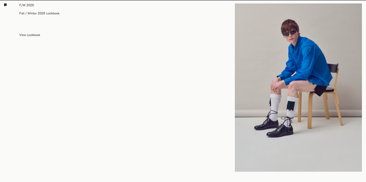 F/W 2026 Lookbook section from Literary Sport