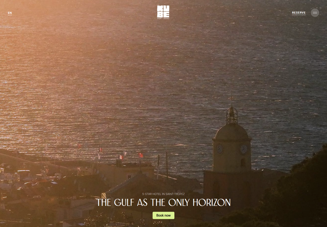 The Gulf as the Only Horizon section from KUBE Saint-Tropez