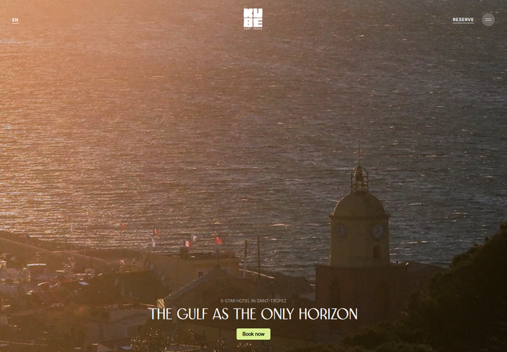 The Gulf as the Only Horizon section from KUBE Saint-Tropez