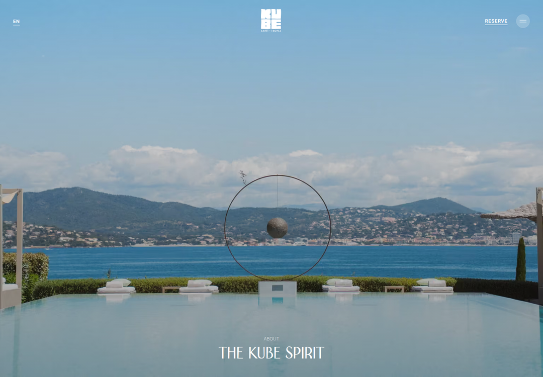 The KUBE Spirit section from KUBE Saint-Tropez