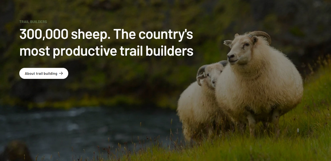 The Most Productive Trail Builders section from Icebike Adventures