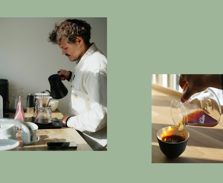 Brewing Photographs section from Coffee Collective