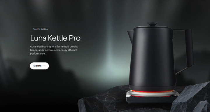 Luna Kettle Pro section from Saki
