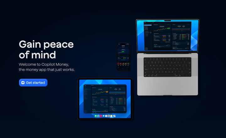 Gain Peace of Mind section from Copilot Money