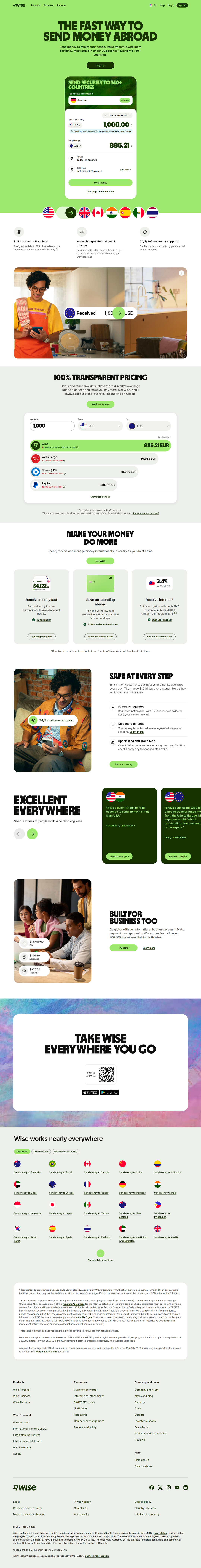 Home page of Wise