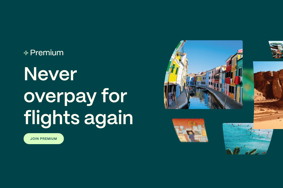 Never Overpay for Flights Again section from Going