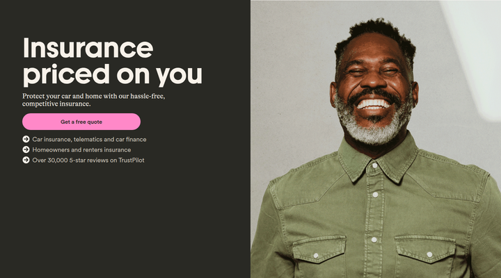 Insurance Priced on You section from Marshmallow