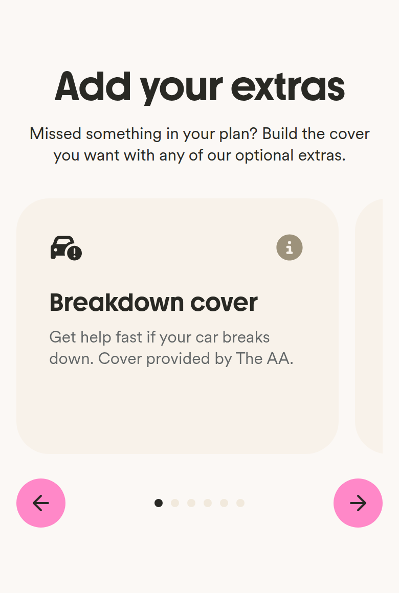 Add Your Extras section from Marshmallow, on a phone