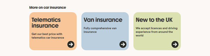 More on Car Insurance section from Marshmallow