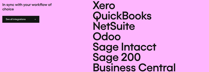 In Sync with Your Workflow of Choice section from Pleo