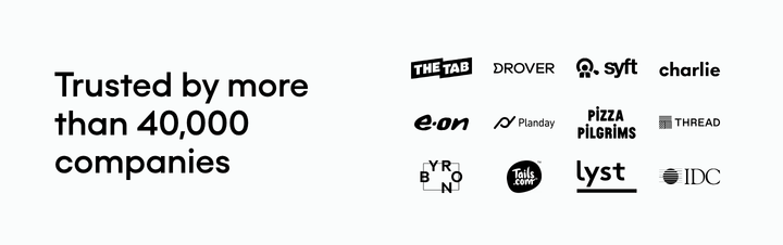 Trusted by More Than 40,000 Companies section from Pleo